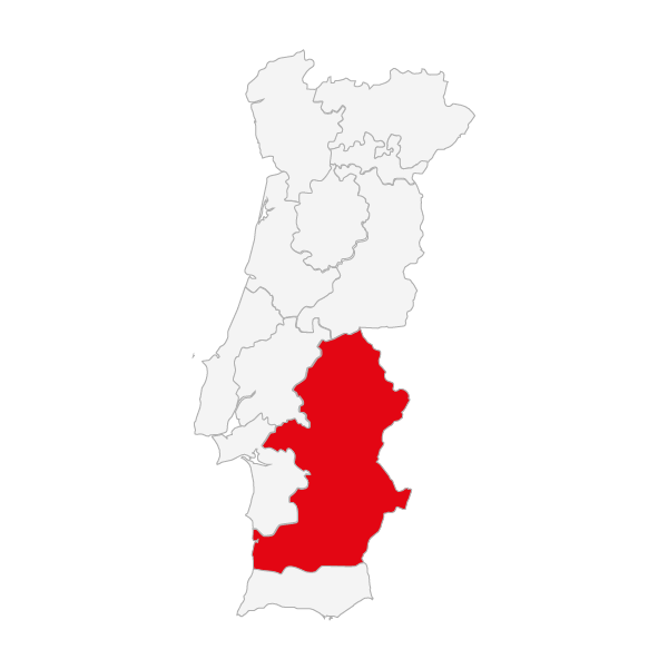 Mapa da região