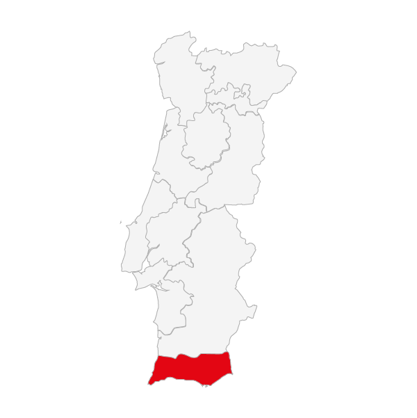 Mapa da região