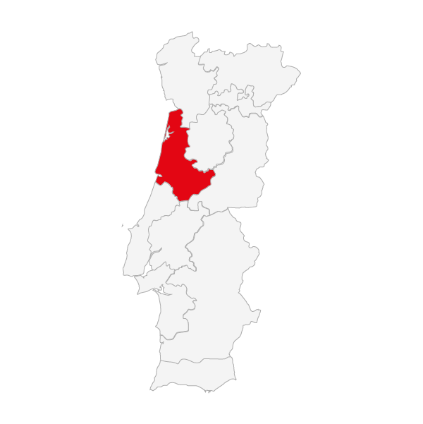 Mapa da região
