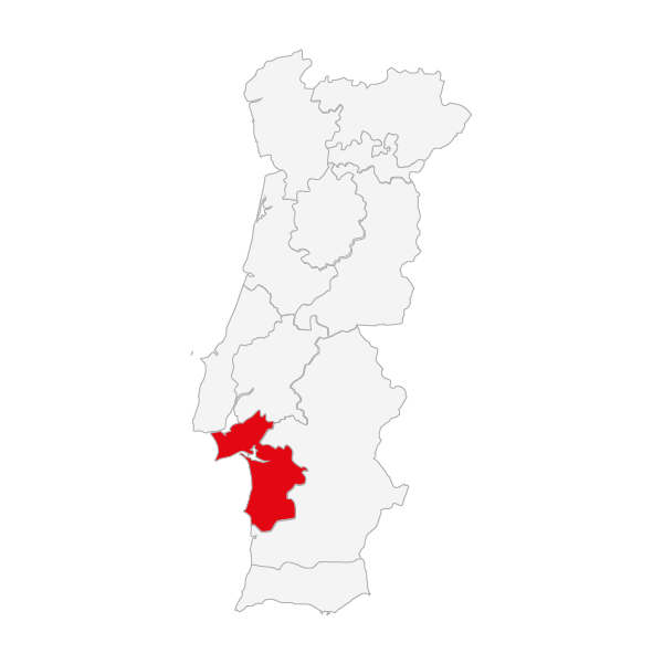 Mapa da região